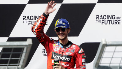 MotoGP'de sezonun 11. yarışında kazanan Francesco Bagnaia oldu