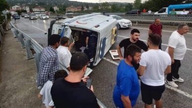 Ordu'da ambulans kazası: 4 kişi yaralandı