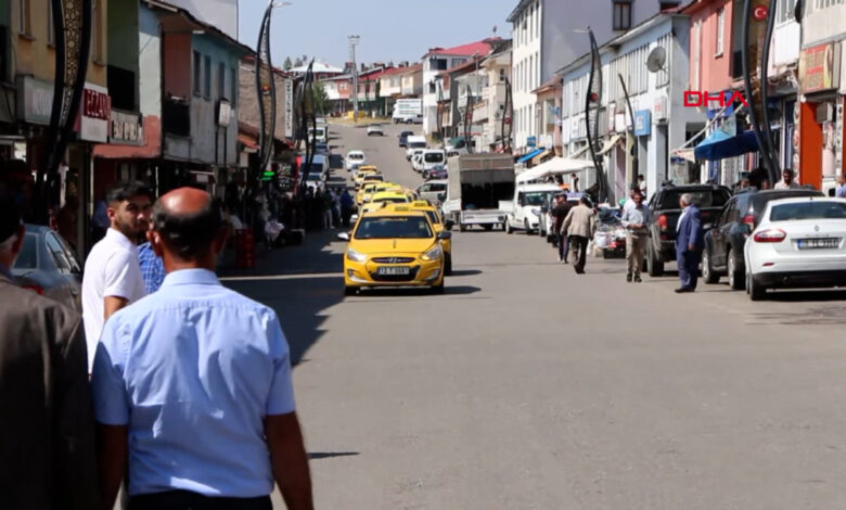 Taksicilerden korsana karşı kontak kapatma eylemi