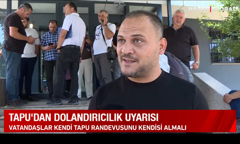 Tapu'dan dolandırıcılık uyarısı