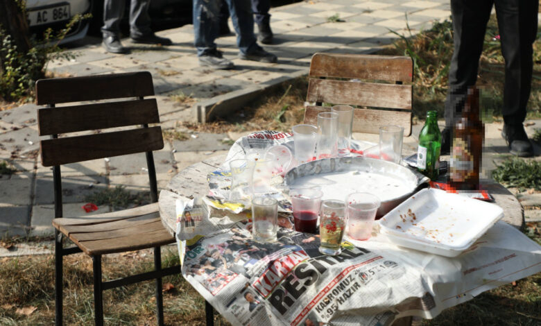 Bolu Belediyesi'nde parkta alkol içip çevreyi kirleten 4 kişiye 160 bin TL ceza 