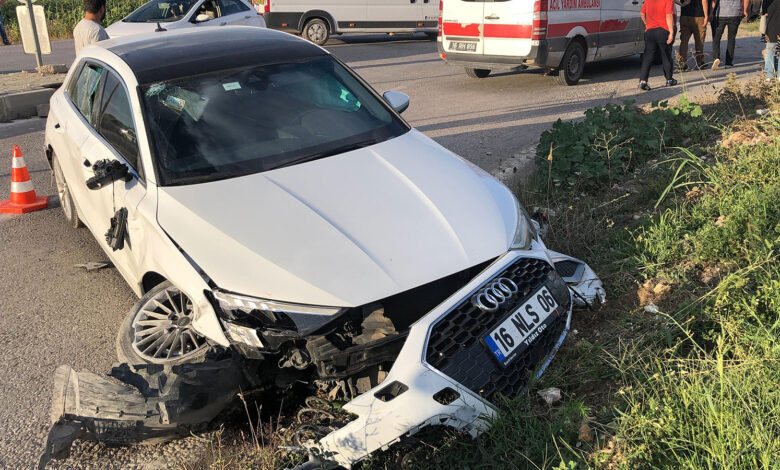 Bursa'da otomobil motosikletle çarpıştı: 1 ölü 1 yaralı