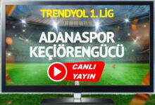 CANLI YAYIN | Adanaspor Keçiörengücü Maçı