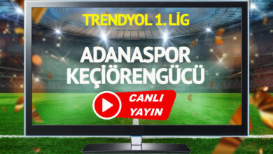 CANLI YAYIN | Adanaspor Keçiörengücü Maçı