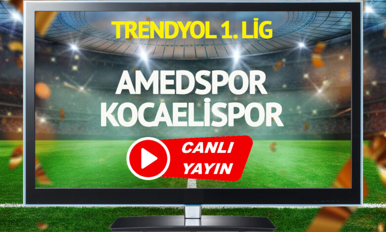 CANLI YAYIN | Amedspor Kocaelispor Maçı