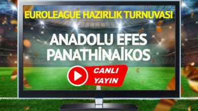 CANLI YAYIN | Anadolu Efes Panathinaikos Maçı