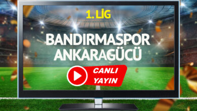 CANLI YAYIN | Bandırmaspor Ankaragücü Maçı