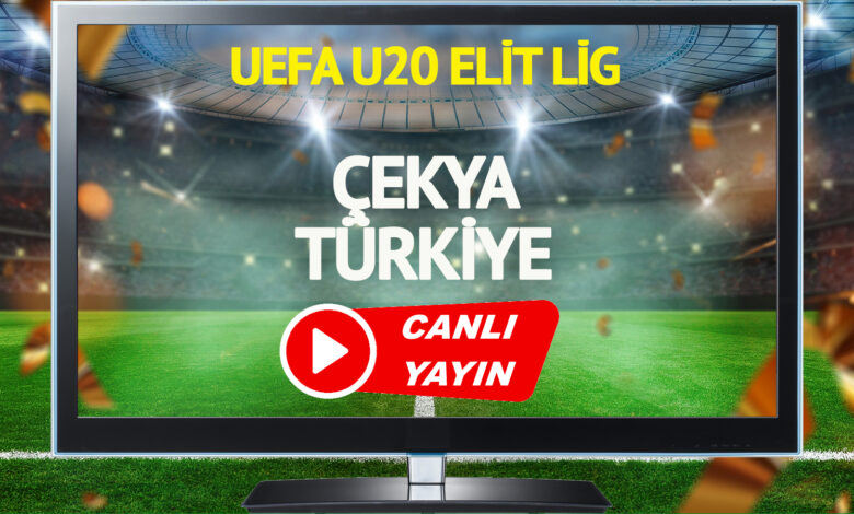 CANLI YAYIN | Çekya U20 - Türkiye U20 Maçı