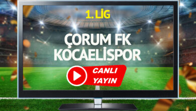 CANLI YAYIN | Çorum FK Kocaelispor Maçı