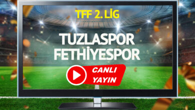 CANLI YAYIN | Tuzlaspor Fethiyespor Maçı