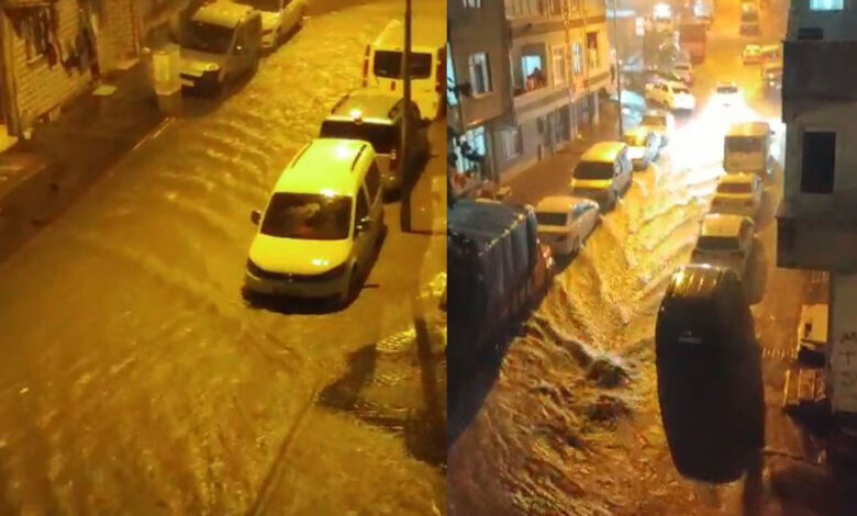 İstanbul’da sağanak etkisini gösterdi