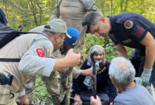 Mantar toplarken kaybolan işitme engelli kadın ormanda bulundu