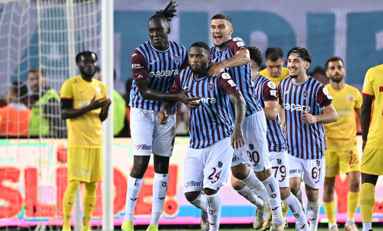 Trabzonspor puanı 90+8'de kurtardı