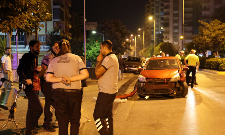 Aydın'da kaza yapan sürücü olay yerinden kaçtı