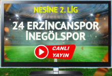 CANLI YAYIN | 24 Erzincanspor İnegölspor Maçı