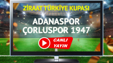 CANLI YAYIN | Adanaspor Çorluspor 1947 Maçı