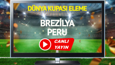 CANLI YAYIN | Brezilya Peru Maçı