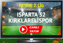 CANLI YAYIN | Isparta 32 Kırklarelispor Maçı