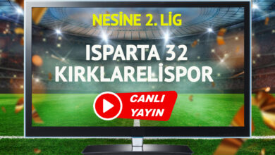 CANLI YAYIN | Isparta 32 Kırklarelispor Maçı