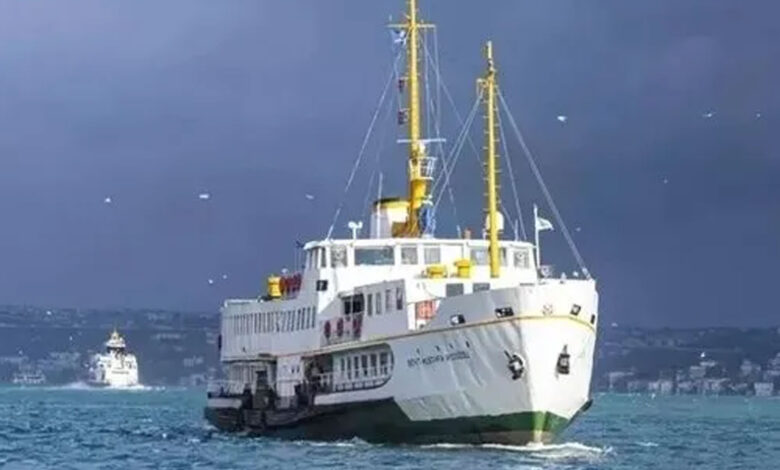 İstanbul'da bazı vapur seferleri iptal edildi!