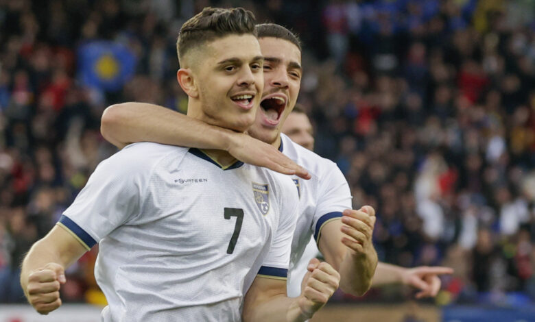 Milot Rashica asist yaptı, Kosova 3 puanı kaptı