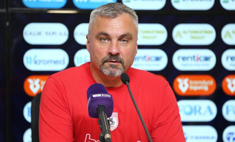 Samsunspor Teknik Direktörü Thomas Reis: "Bizim için çok iyi bir akşam oldu"