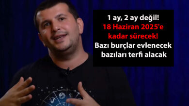 1 ay, 2 ay değil! 18 Haziran 2025'e kadar sürecek! Dinçer Güner 12 burç için yorumladı: Bazı burçlar evlenecek, bazıları terfi alacak