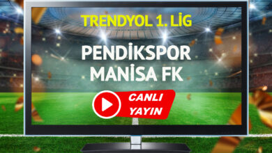 CANLI YAYIN | Pendikspor Manisa FK Maçı