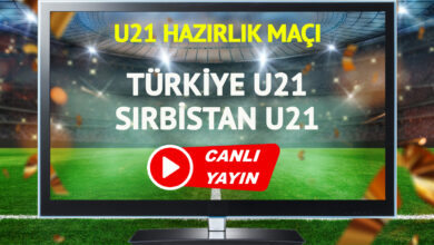 CANLI YAYIN | Türkiye U21 Sırbistan U21 Maçı