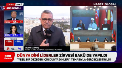 Dünya Dini Liderler Zirvesi, Bakü'de yapıldı