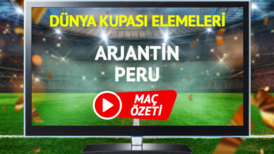 MAÇ ÖZETİ | Arjantin Peru Maçı