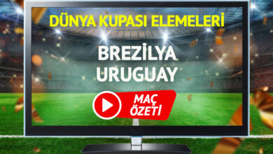 MAÇ ÖZETİ | Brezilya Uruguay Maçı